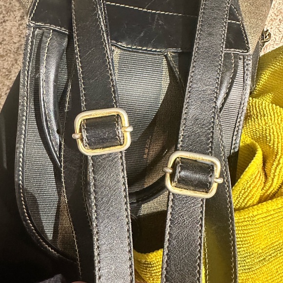 Fendi Black and Tan Striped Backpack - Picture 16 of 16